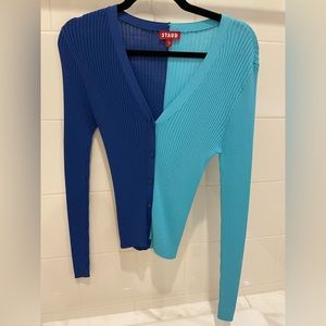 Staud Color block Cardigan